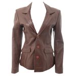 Blazer-Couro-Marrom