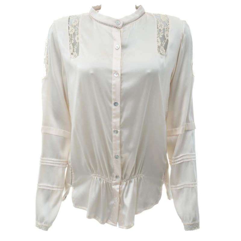 Camisa-Mixed-Seda-e-Renda-Creme
