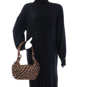 Bolsa Mixed Palha Marrom