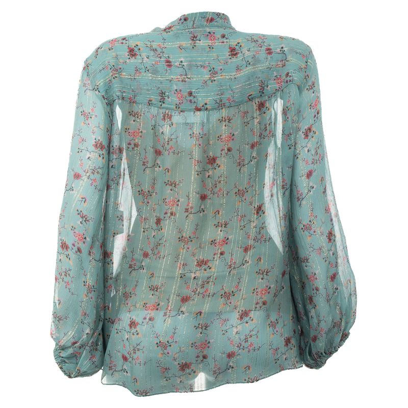 Bata-Seda-Floral-Verde