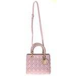 Bolsa-Christian-Dior-Lady-Dior-Rosa-Perolado