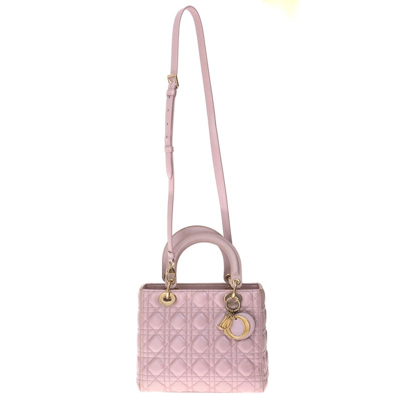 Bolsa-Christian-Dior-Lady-Dior-Rosa-Perolado