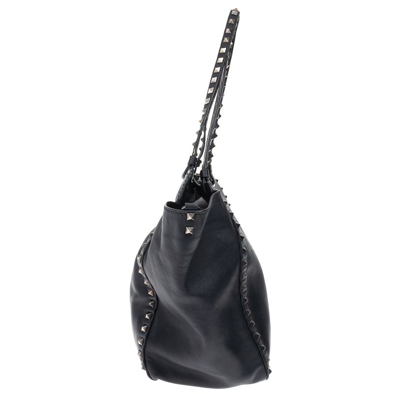 Bolsa-Valentino-Garavani-Rockstud-Tote-Couro-Preto