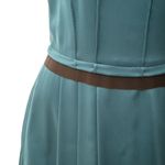 Vestido-Dolce---Gabbana-com-Pregas-Seda-Verde-Petroleo