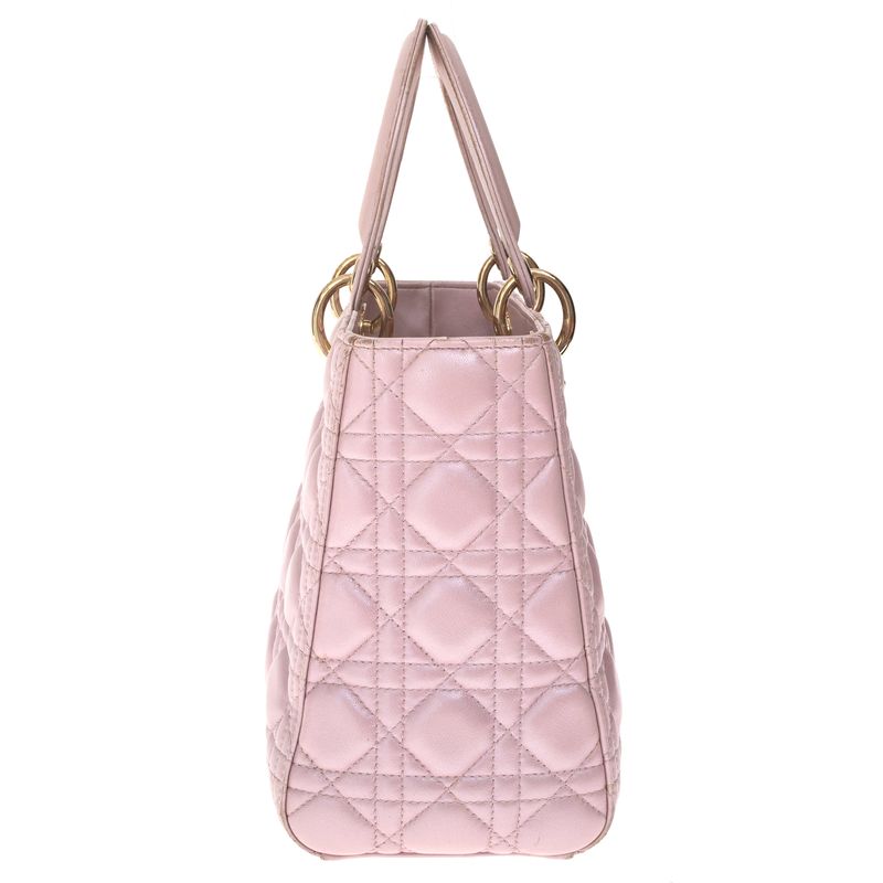 Bolsa-Christian-Dior-Lady-Dior-Rosa-Perolado