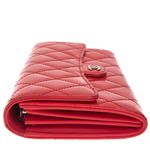 Carteira-Chanel-Matelasse-Verniz-Rosa