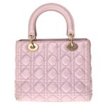 Bolsa-Christian-Dior-Lady-Dior-Rosa-Perolado