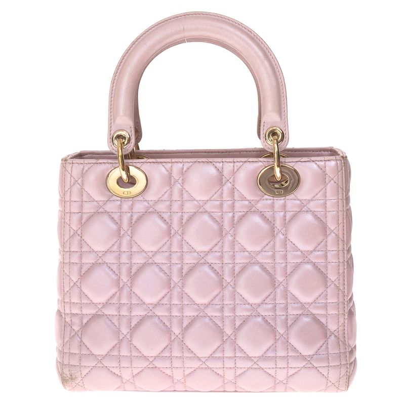 Bolsa-Christian-Dior-Lady-Dior-Rosa-Perolado