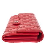 Carteira-Chanel-Matelasse-Verniz-Rosa