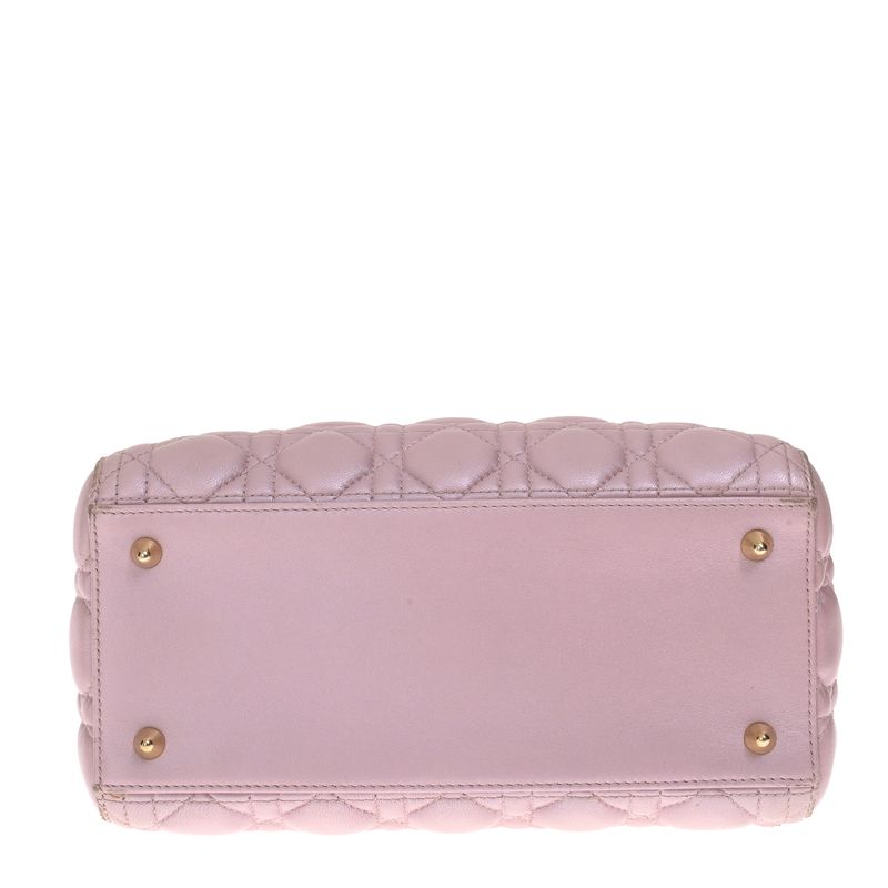 Bolsa-Christian-Dior-Lady-Dior-Rosa-Perolado