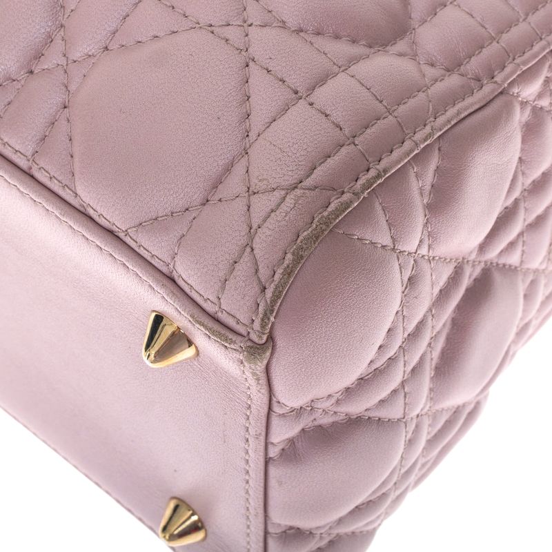 Bolsa-Christian-Dior-Lady-Dior-Rosa-Perolado