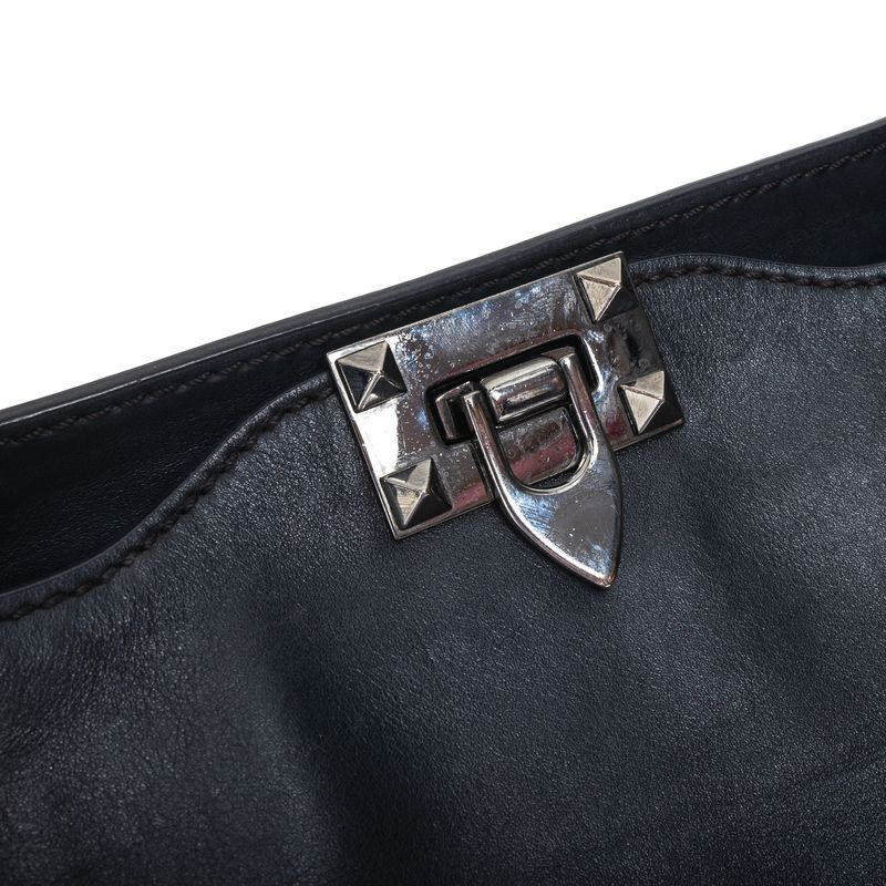 Bolsa-Valentino-Garavani-Rockstud-Tote-Couro-Preto