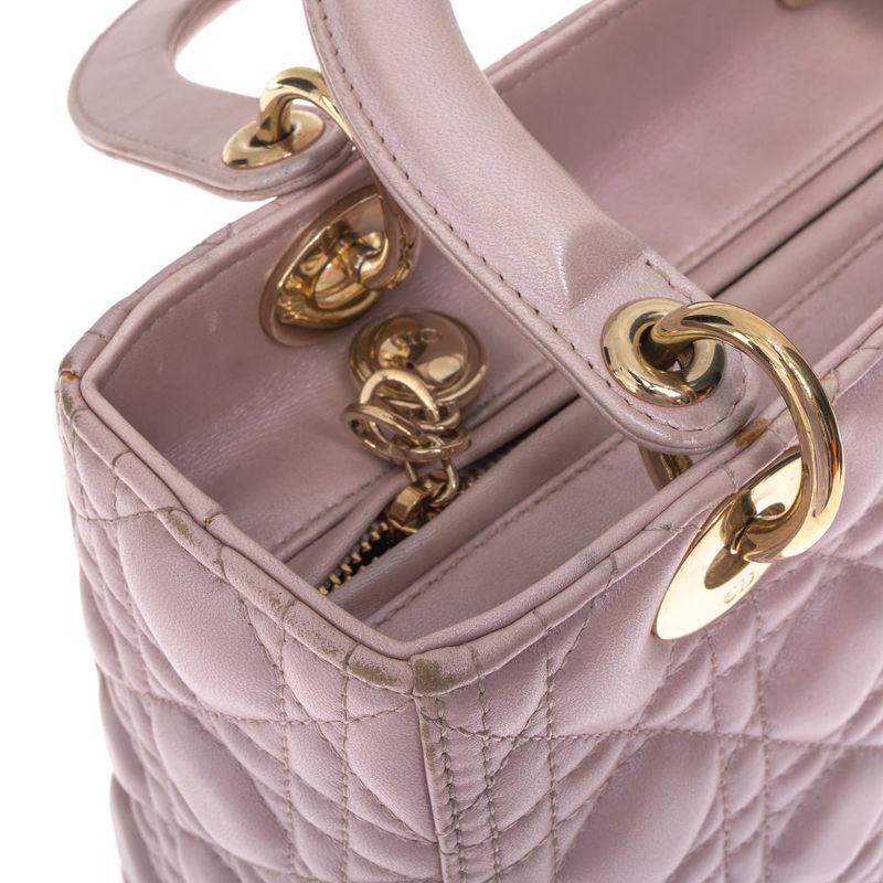 Bolsa-Christian-Dior-Lady-Dior-Rosa-Perolado