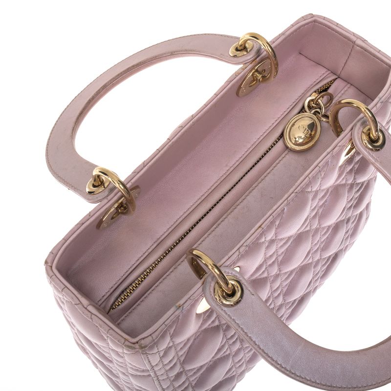 Bolsa-Christian-Dior-Lady-Dior-Rosa-Perolado