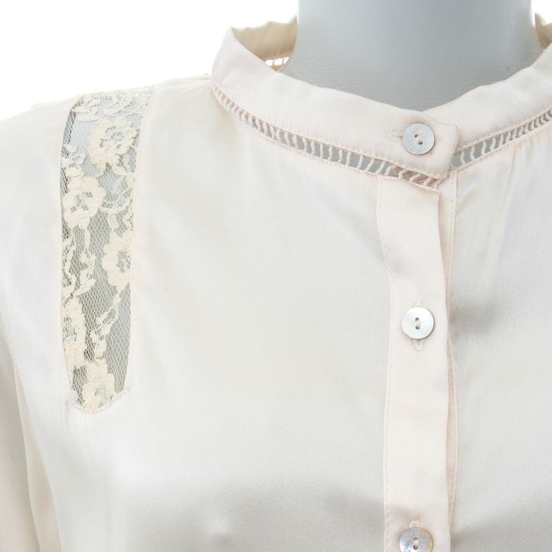 Camisa-Mixed-Seda-e-Renda-Creme