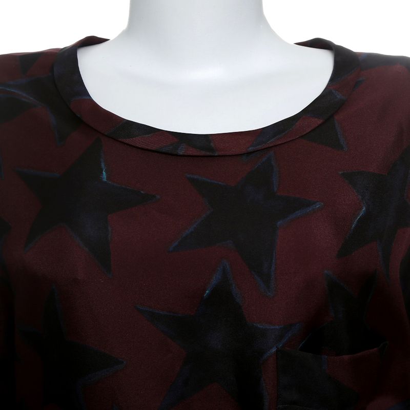 Vestido-Lanvin-Seda-Estampa-Estrelas