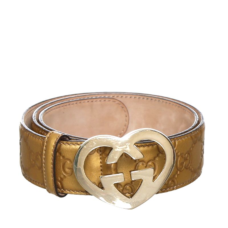 Cinto-Gucci-Heart-Guccissima-Dourado-
