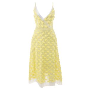 Vestido Coven Tule Amarelo