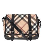 Bolsa-Burberry-Verniz-Preto-e-Housecheck-