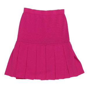 Saia Chanel Lã Rosa