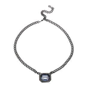 Colar Swarovski Cristal Azul