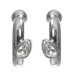 Brinco-Swarovski-Prateado-