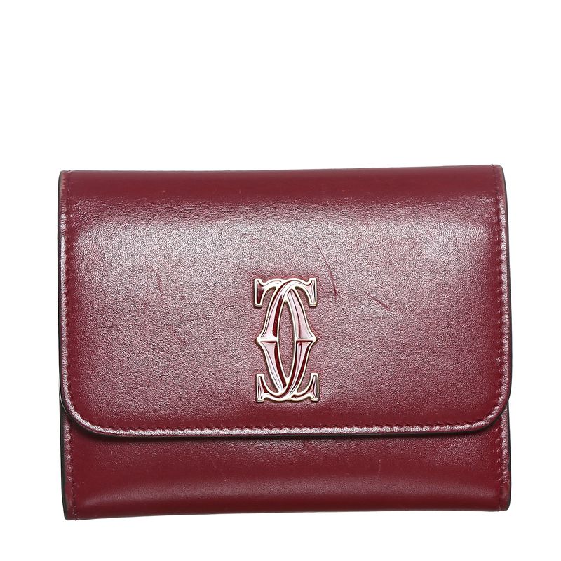 Carteira-Cartier-Mini-C-de-Cartier-Vermelha