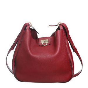 Bolsa Salvatore Ferragamo Gancini Vinho