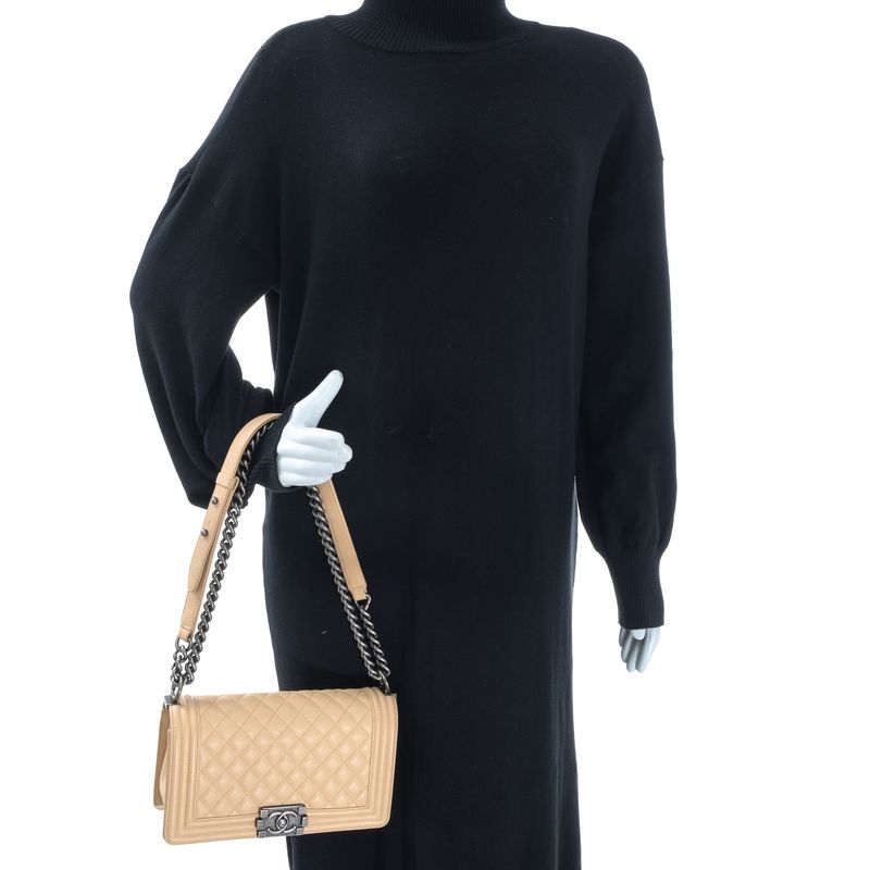 Bolsa-Chanel-Boy-Bege
