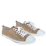 Tenis-Prada-Camurca-Bege