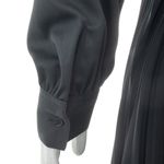 Vestido-Valentino-Garavani-V-Logo-Plissado-Preto