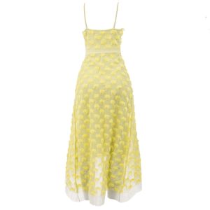 Vestido Coven Tule Amarelo