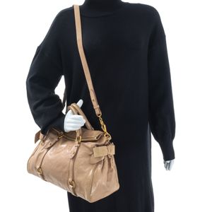 Bolsa Miu Miu Vitelo Lux Bege