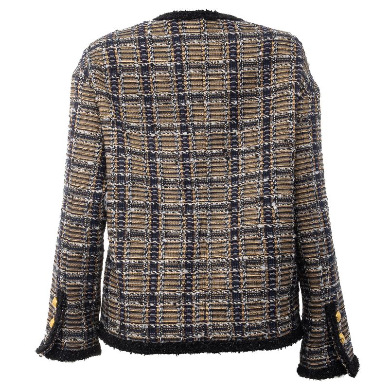 Casaqueto-TIG-Tweed-Dourado-e-Marinho