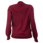 Cardigan-Valentino-Garavani-Vintage-Bordo