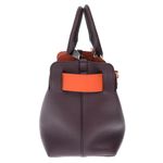 Bolsa-Burberry-Couro-Vinho-e-Laranja
