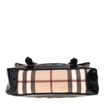 Bolsa-Burberry-Verniz-Preto-e-Housecheck-