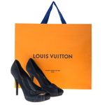 Sapato-Louis-Vuitton-Peep-Toe-Camurca-Marinho