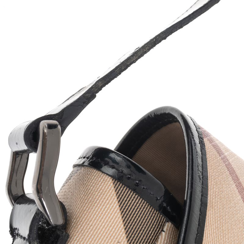 Bolsa-Burberry-Verniz-Preto-e-Housecheck-