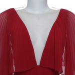 Vestido-Candy-Brown-Plissado-Vermelho-