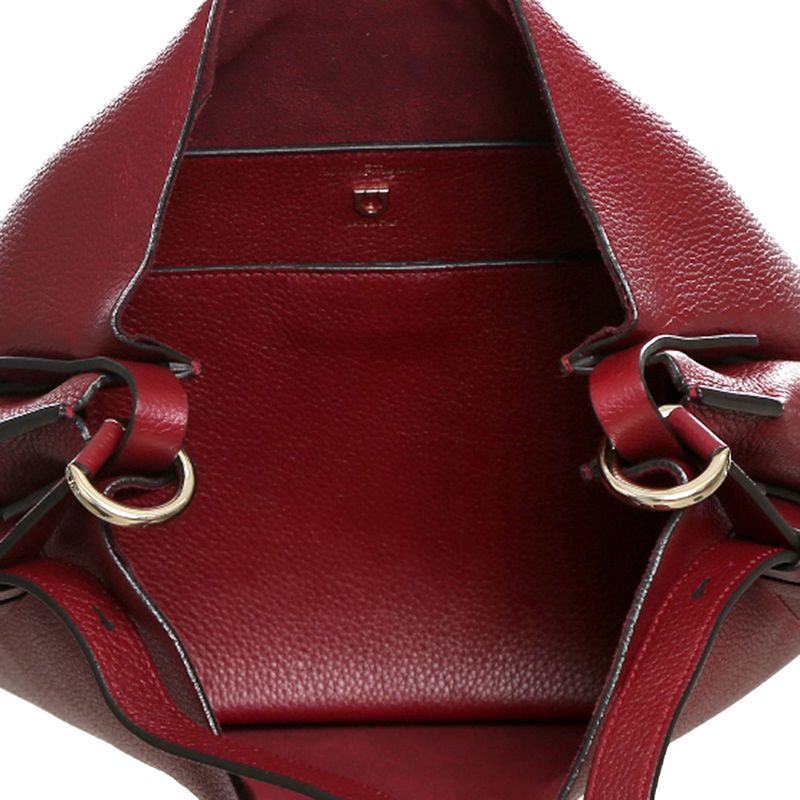 Bolsa-Salvatore-Ferragamo-Gancini-Vinho
