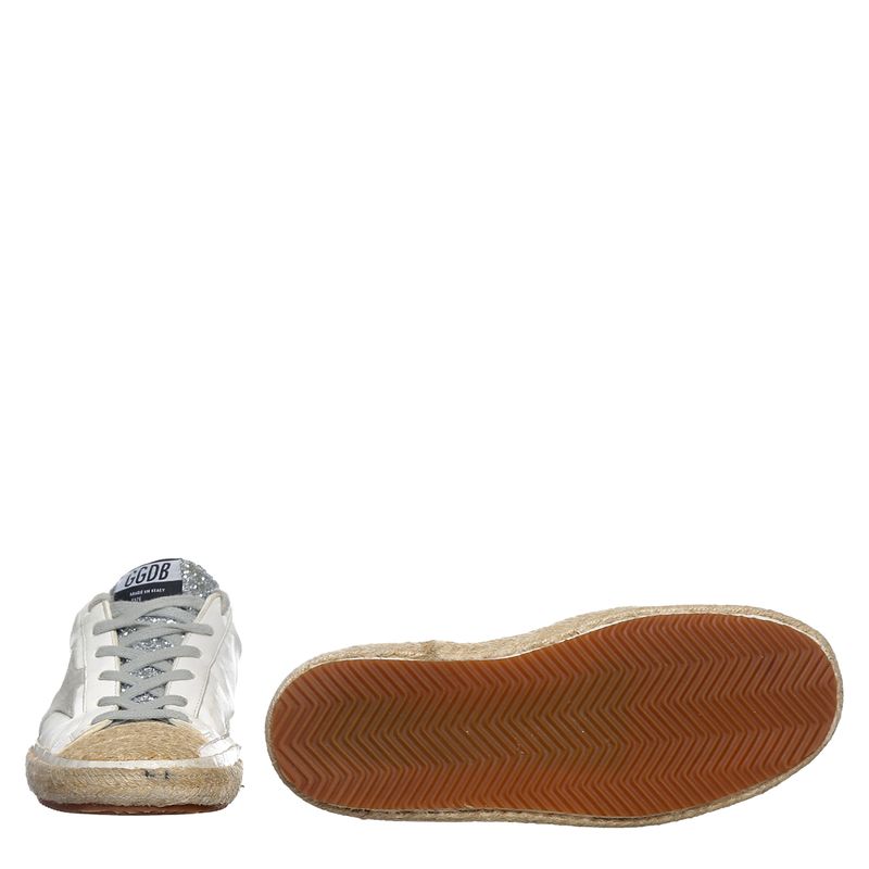 Tenis-Golden-Goose-Super-Star-Glitter-e-Rafia