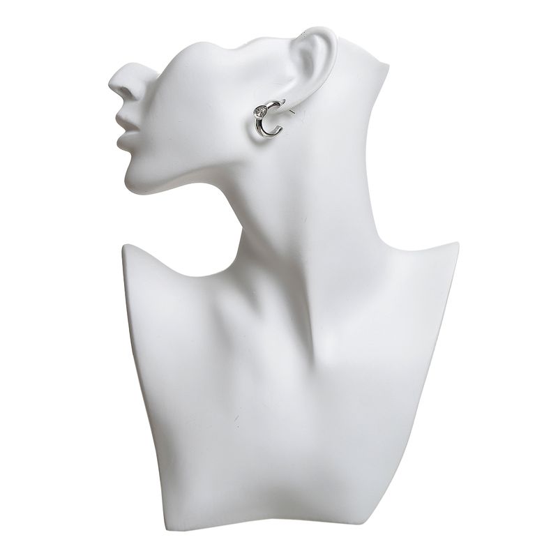 Brinco-Swarovski-Prateado-