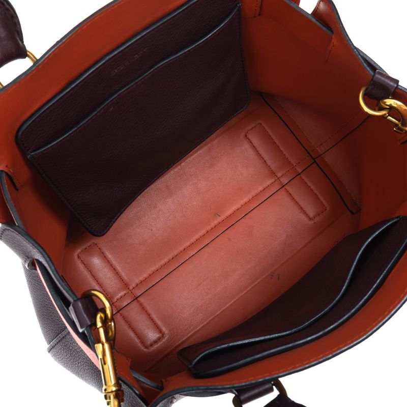 Bolsa-Burberry-Couro-Vinho-e-Laranja