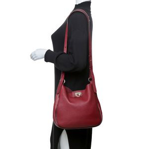 Bolsa Salvatore Ferragamo Gancini Vinho
