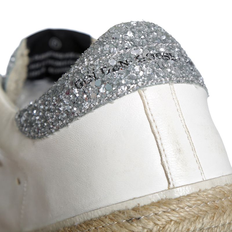 Tenis-Golden-Goose-Super-Star-Glitter-e-Rafia