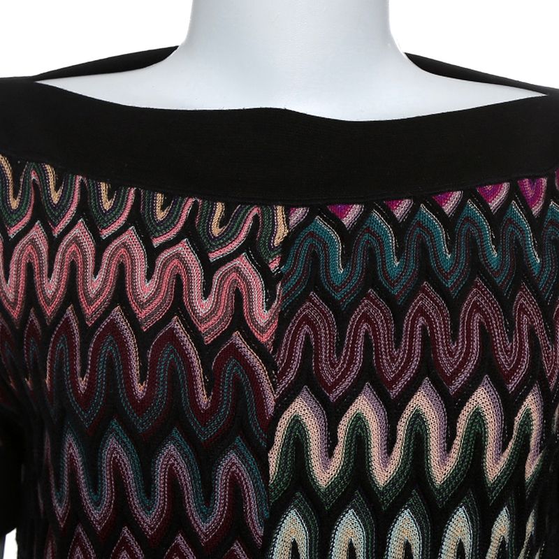 Vestido-Missoni-Trico-Padronagem-Vinho