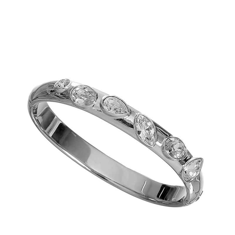 Bracelete-Swarovski-Prateado-e-Cristais-