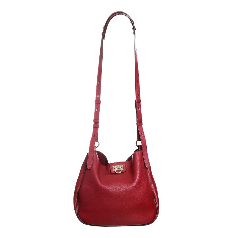 Bolsa-Salvatore-Ferragamo-Gancini-Vinho