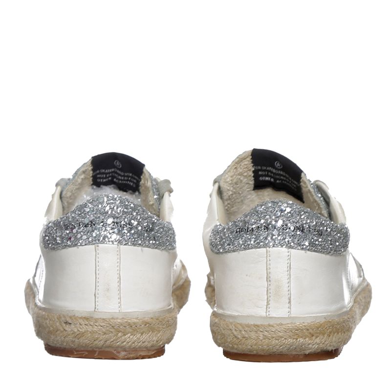Tenis-Golden-Goose-Super-Star-Glitter-e-Rafia